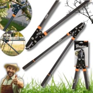 SEKATOR KOWADEŁKOWY RĘCZNY NOŻYCE OGRODOWE DUŻE DO GAŁĘZI Z PRZEKŁADNIĄ