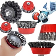 SZCZOTKA DRUCIANA DOCZOŁOWA SZLIFIERKA 125MM/M14 DO SZLIFIEREK