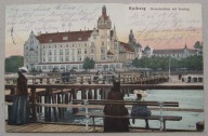 Kołobrzeg, Kolberg, Strandschloss, 1905