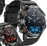 CZARNY ZEGAREK SMARTWATCH MĘSKI 360x360 ROZMOWY MENU WODOODPORNY + GRATIS