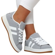 SNEAKERSY DAMSKIE SZARE BUTY SPORTOWE ADIDASY WIOSNA LATO WYGODNE R. 39