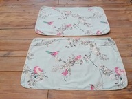 BAWEŁNIANE RUSTYKALNE POSZEWKI NA PODUSZKĘ PTAKI MOTYLE 2szt. 45x75 nr.2