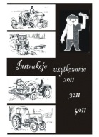 Zetor 2011, 3011, 4011 - instrukcja obsługi ciągników kołowych PL