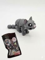 Mini figurka Szarego Kota - Fidget Toy Druk 3D