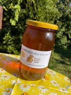 Miód słonecznikowy 1,1 kg Pszczeli Naturalny Polskiej RODZINNEJ PASIEKI