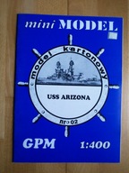 GPM Mini Model USS ARIZONA 1:400