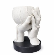 NOWOCZESNA DONICZKA OZDOBNA 3D DEKORACYJNA DŁOŃ DESIGN PREMIUM