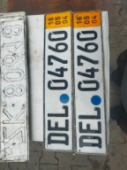 Tablice Rejstracyjne + Ramki kolekcjonerskie