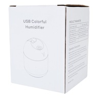 Nawilżacz ultradźwiękowy dyfuzor olejków aromaterapia USB LED 250ml do domu