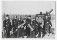 H15 Niemieccy Pancerniacy Artyleria Pocisk Berta przy haubicy 152 mm SUPER