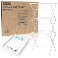 SUSZARKA NA PRANIE PIONOWA BALKONOWA OGRODOWA SKŁADANA BIAŁA XTECH