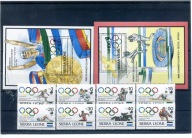 A39633)Olimpiada 88: Sierra Leone 1164 - 1171** + Bl 96** + 97**