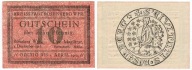 Banknot zastepczy - ROSENBERG - Susz - 10 Pfennig - 1919