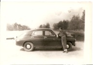 SAMOCHÓD AUTO -WARSZAWA GARBUS -zdjęcie sytuacyjne -format pocztówkowy