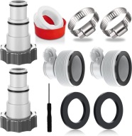 4x ZŁĄCZKA REDUKCJA DO WĘŻY DLA POMP WĘŻE BASENY ADAPTER 32-38MM ZESTAW