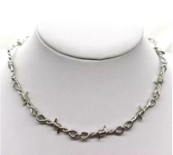 Łańcuch Drut Kolczasty metal punk gothic