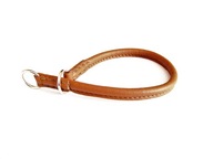 OBROŻE ZACIĄGANE ZE SKÓRY 35cm/8mm-RĘKODZIEŁO !!!