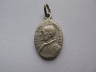 OJCIEC ŚWIĘTY PAPIEŻ PIUS XII MATKA BOŻA stary MEDALIK