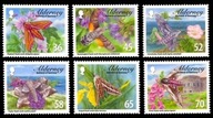 Alderney 2011 Znaczki 403-408 ** owady motyle