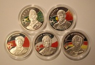 PELE EUSEBIO BONIEK YASHIN BECKENBAUER 100 DRAM 2008 - 2009 ARMENIA, CERTYF