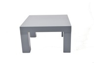 ŁAWA STOLIK szary lakierowany prostokątny