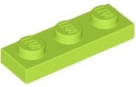 LEGO 3623 PŁYTKA 1x3 lime NOWA 8szt