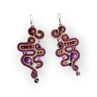 kolczyki długie wiszące perła Swarovski