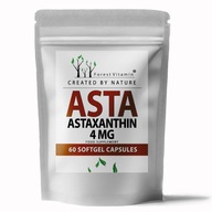 Forest Vitamin Astaksantyna Naturalna 4 mg WZROK ANTYOKSYDANT 60 kapsułek