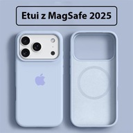 Etui do Apple iPhone 17 Pro Max niebieski błękitny Z LOGO i MagSafe plecki