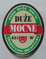 ETYKIETA PIWO DUŻE MOCNE BROWAR OSTRÓW WIELKOPOLSKI ROZLEWNIA JAKO KOKANIN