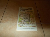 Przemyśl Wojskowa mapa topograficzna Sanok Brzozów Tyczyn Radymno