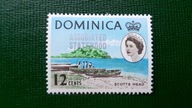 Dominika Dominica * 12c nadruk QEII kolonie angielskie brytyjskie