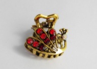 KLAMERKA DO WŁOSÓW KAMIENIE MOSIĄDZ