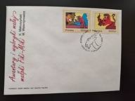 40 rocznica śmierci K. Makuszyńskiego, 2 FDC (Fiki-Miki i Koziołek Matołek)