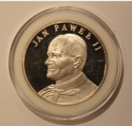 JAN PAWEŁ II - MATKA BOSKA z DZIECIĄTKIEM 1 OZ 999 - 1 UNCJA SREBRA, ŁADNY