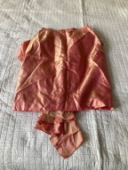 SPÓDNICA Z PIĘKNEJ JEDWABNEJ TAFTY - EFEKTOWNY KOLOR I ZDOBIĄCY TREN