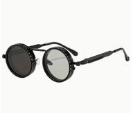 OKULARY PRZECIWSŁONECZNE KINGSEVEN STEAMPUNK LENONKI OKRĄGŁE MĘSKIE DAMSKIE