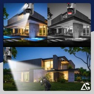 Kamera zewnętrzna WiFi obrotowa IP 2x4MP z alarmem IP i aplikacją