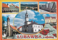 LUBAWKA - RATUSZ - KOŚCIÓŁ - PANORAMA - CHEŁMSKO ŚLĄSKIE - DOMY TKACZY