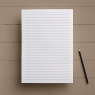 300 STRON A4 W LINIĘ | ARKUSZE DO NOTATEK | PERSONALIZACJA IMIĘ JAKOŚĆ