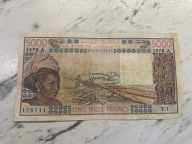 Wybrzeże Kości Słoniowej - 5000 franków - 1978