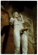 POMPEJE FONTANNA AKT MĘSKI RZEŹBA ANTYCZNA