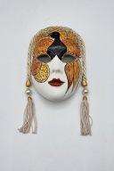 Wenacja - Maska z ceramiki przywieziona z Wenecji 18 cm - bardzo ładna