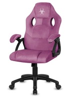Fotel gamingowy CARRERA M Purple FABRIC | Ergonomiczny, tkanina, fioletowy