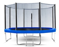 Trampolina ogrodowa dla dzieci 12ft 374cm Corciano z siatką zewnętrzną