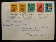 !! PTAKI - SZWAJCARIA 1971 - KOPERTA - LIST - STAN BDB !!