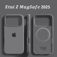 Etui do Apple iPhone 17 Pro Max Silicone Szary Carbon Z LOGO i Magsafe