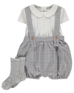 GEORGE 3pak komplet niemowlęcy 56-62 / 6423 Oliwia Kurowska, Kuba Kurowski