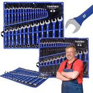 KLUCZE PŁASKO OCZKOWE Z GUMOWYM UCHWYTEM ZESTAW 30 SZTUK NA PŁACHCIE