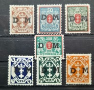 WM Gdańsk 1922 Mi.D29Y - D35Y, czyste